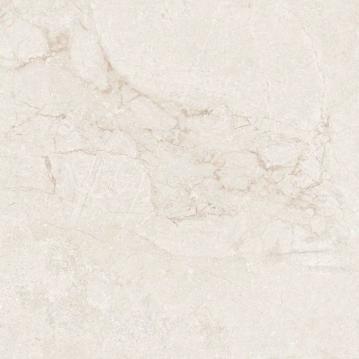 Close-up of Garona Marfil Anti-Slip Rectified Porcelain 60x60 tile showing natural stone-inspired texture and soft Marfil tones