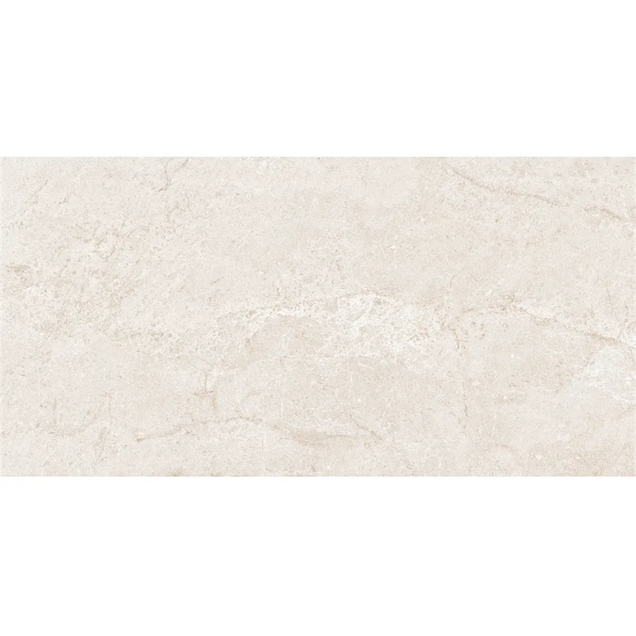 Close-up of Garona Marfil Natural Rectified Porcelain 60x120 tile showing natural stone-effect texture and refined finish