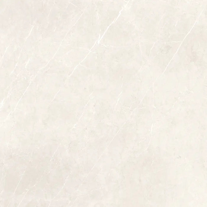 Close-up stone-effect texture detail of Inari Crema Lappato porcelain tile