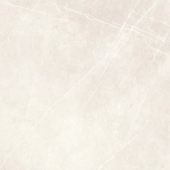 Close-up surface veining detail of Inari Crema Lappato porcelain tile