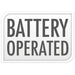 Battery operated badge icon
