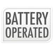 Battery operated badge icon