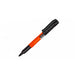 Solid Jobsite Fine-Tip Construction Marker, orange body with black cap and fine tip