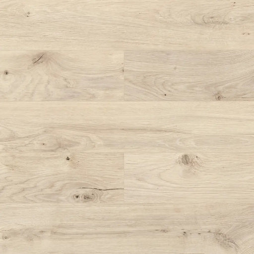 Close-up wood-grain detail of Krono Croft Oak 12mm laminate flooring