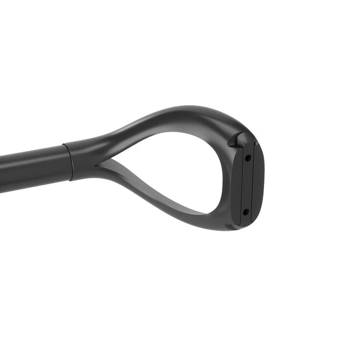 Loop matt black curtain pole angled bracket end detail