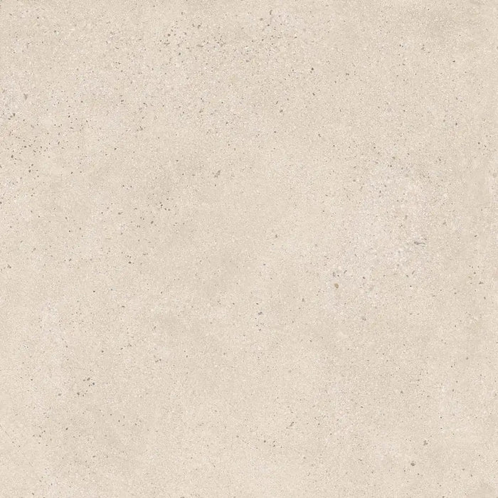 Close-up matt finish surface detail of Memory Marfil porcelain tile