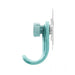 Nami adhesive hook in ocean blue colour, side profile view