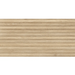 Close-up of RLV Viggo Arce Porcelain 60x120 wall tile showing realistic wood grain and linear wood-effect design