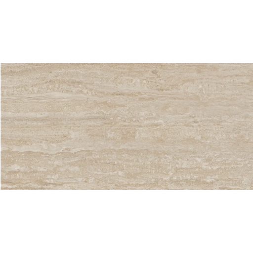 Close-up of Rocket Cream Veincut Lappato Porcelain 60x120 tile with subtle veincut stone-effect and lappato finish