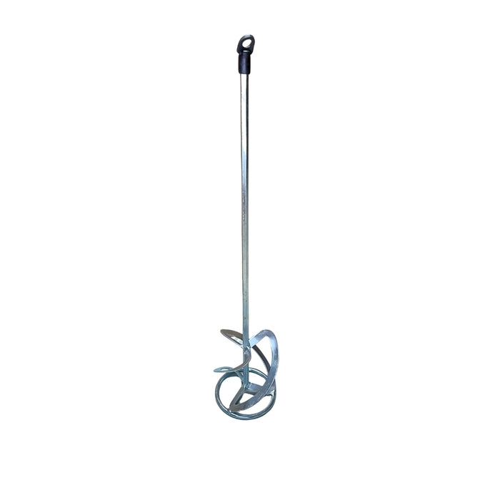 Rubi 120mm Mortar Mixer Paddle with threaded shank and 3-blade head
