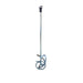 Rubi 120mm Mortar Mixer Paddle with threaded shank and 3-blade head