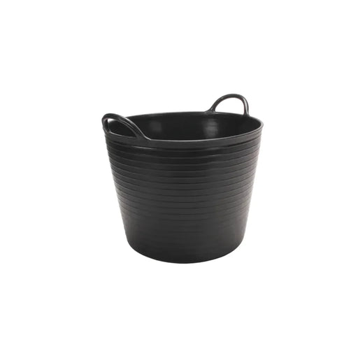 Rubi Black Plastic Trug N.1 25L flexible carry tub