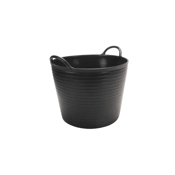 Rubi Black Plastic Trug N.1 25L flexible carry tub