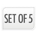 Set of 5 feature icon