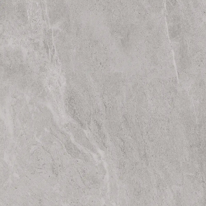 Alternative face of Silea Gris Rectified 60x60 porcelain tile showing natural stone variation