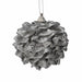 Silver Glitter Pinecone Shape Xmas Bauble