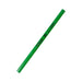 Solid green construction 6H carpenter's pencil, flat profile, on white background