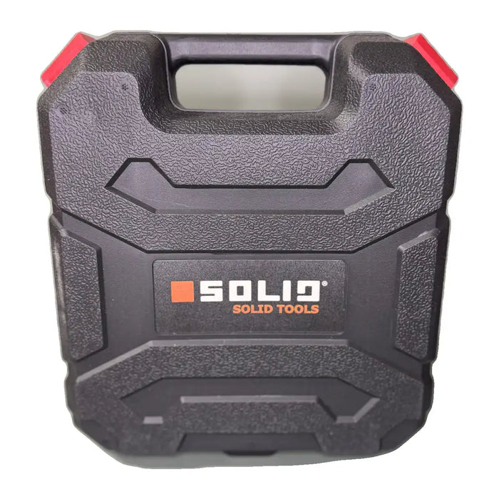 Solid Tools branded hard case with carry handle for the vacuum suction cup