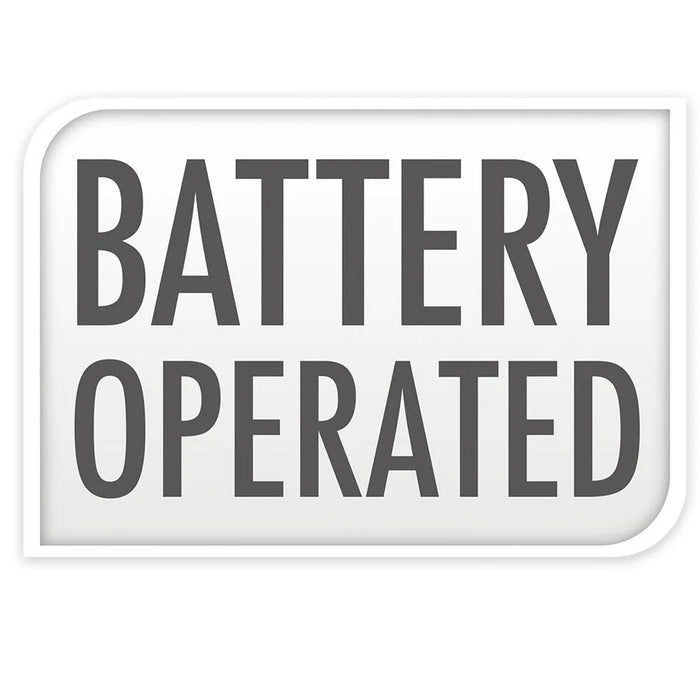 Battery operated badge icon