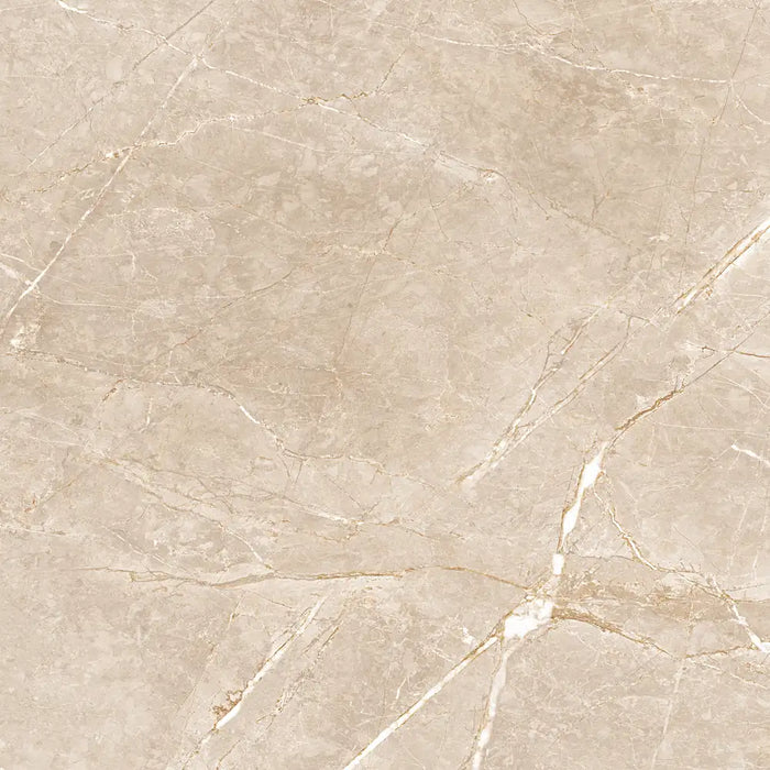 Syrah Ivory Matt Porcelain 60x60 tile face displaying realistic marble-inspired ivory pattern and matt finish