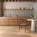 Terracota Paja porcelain tile floor in a kitchen setting