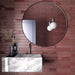 Wadi Decor Garnet patterned porcelain tile in a bathroom setting