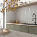 Wadi Decor Stone patterned porcelain tile in a kitchen splashback setting