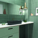 Close-up texture of Wadi Pine matt porcelain 6x30 tile