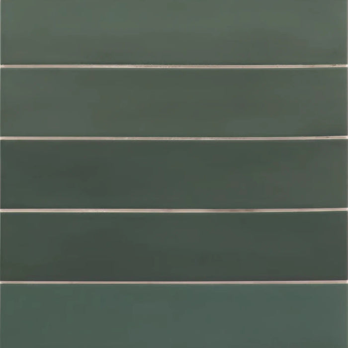 Close-up detail of Wadi Pine matt porcelain 6x30 tile