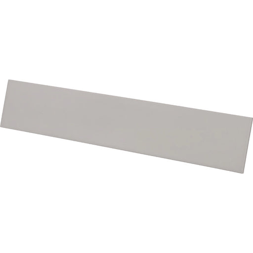 Angled view of Wadi Stone matt porcelain 6x30 wall and floor tile