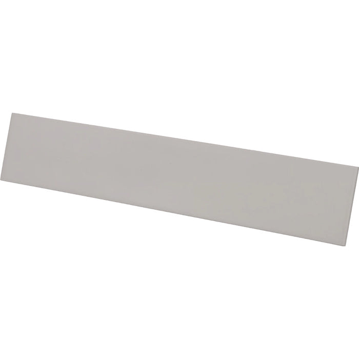 Angled view of Wadi Stone matt porcelain 6x30 wall and floor tile