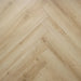 Close-up herringbone pattern detail of Waterford 12mm laminate flooring