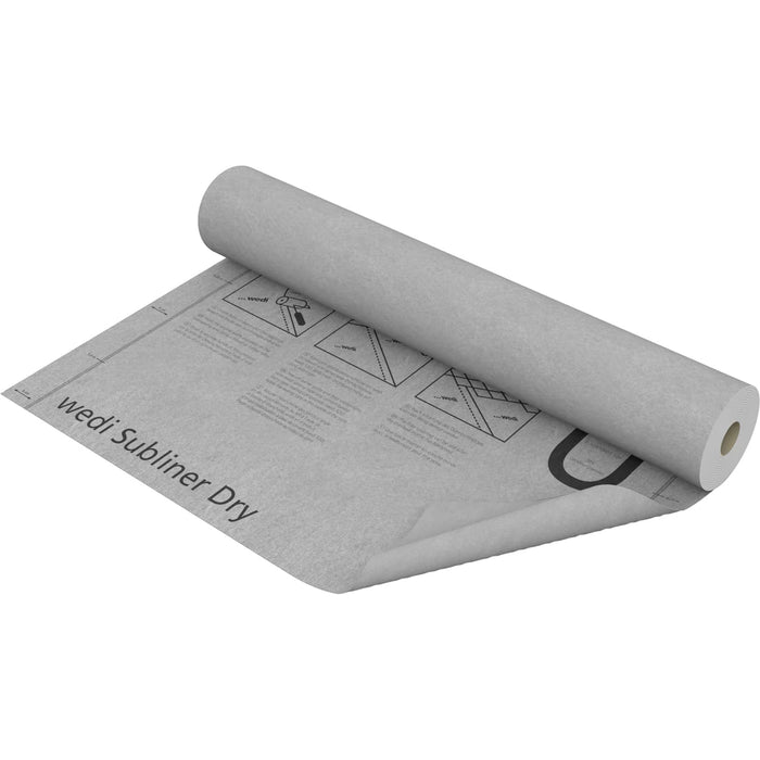 Wedi Subliner Dry Sealing Sheet – waterproof fleece-laminated tiling membrane roll