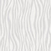 The French chic beautiful zebra look motif wallpaper in muted grey and silver natural colours