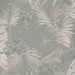 Grey and silver lush leaf motif wallpaper with beautiful botanical embossing