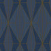 Solid navy and blue background wallpaper with contrastingly gold coloured lattice patterning