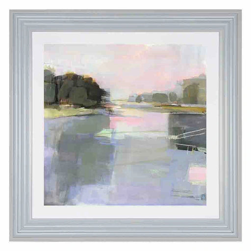 Abstract Waterway Framed Print