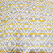 Amelie contemporary geometric design curtains, in ochre and grey