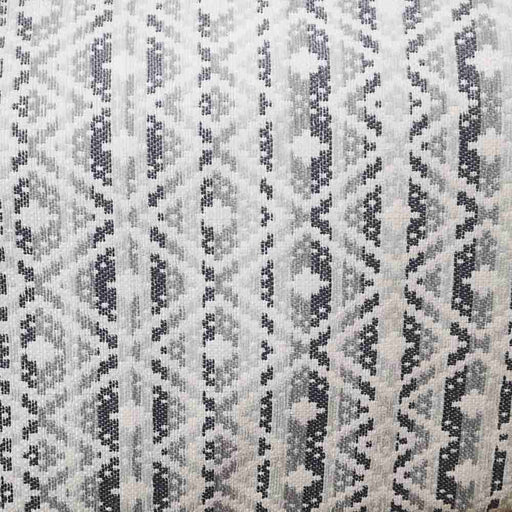 Amelie contemporary geometric design curtains, in charcoal and grey