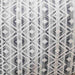Amelie contemporary geometric design curtains, in charcoal and grey