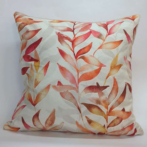 Ashley Wilde copper leaves floral cushion