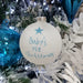 Baby Boys 1st Christmas tree bauble