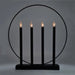 Black Modern Christmas Candle Bridge