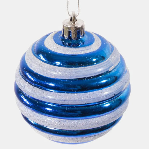 Blue & White Christmas Bauble