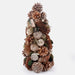 Brown & Gold Tabletop Natural Cone Christmas Tree