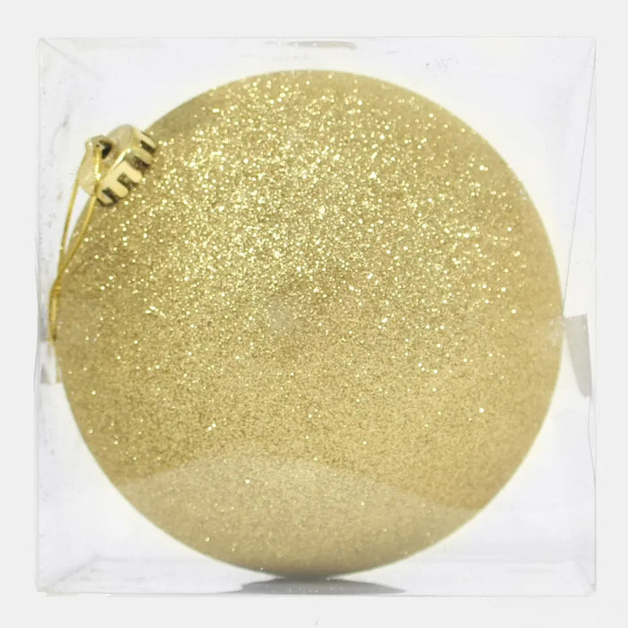 Glitter Gold & Champagne Christmas Ball