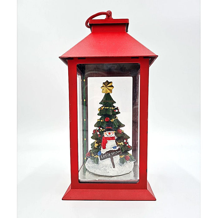 Christmas Tree Lantern With Light