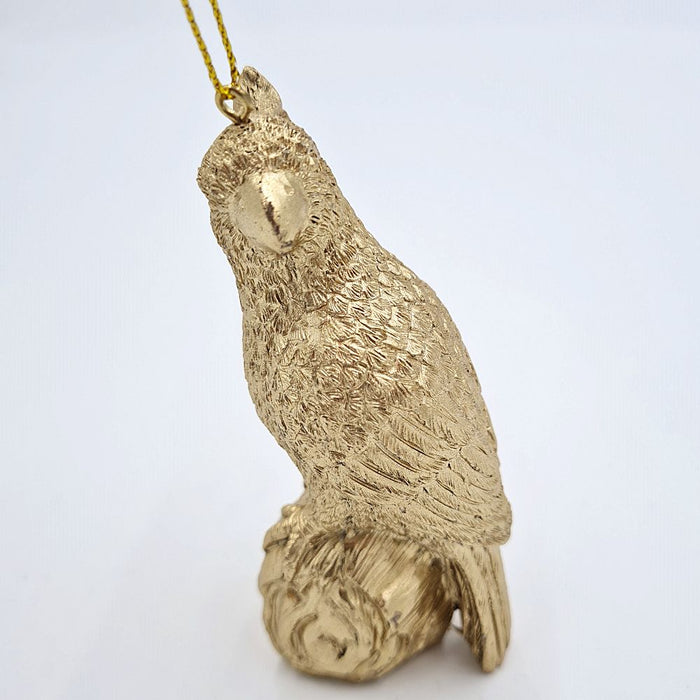 Matt Gold Bird Christmas Tree Ornament