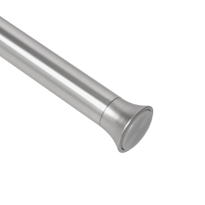 Chroma Nickel Tension Extendable Metal Curtain Pole