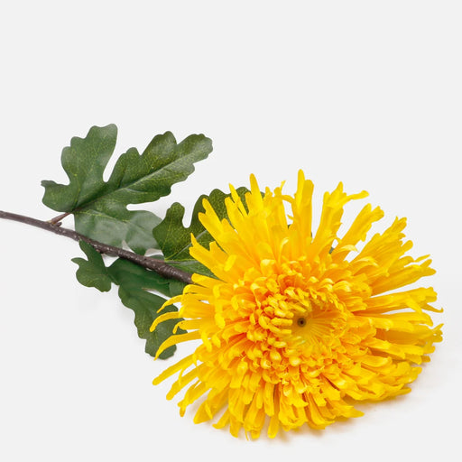 Artificial chrysanthemum in yellow